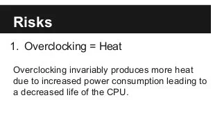 What Are The Risks Of Overclocking