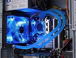 Which liquid is used for liquid cooling systems for computers?