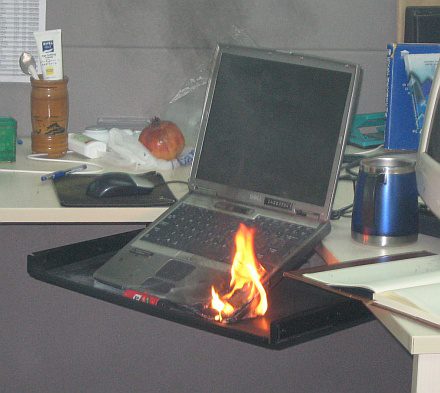 Can A Laptop Burst Into Flames